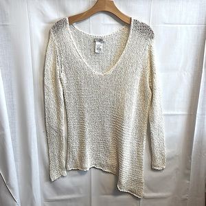 ARITZIA Talula Loose Knit V-Neck Sweater // Size S